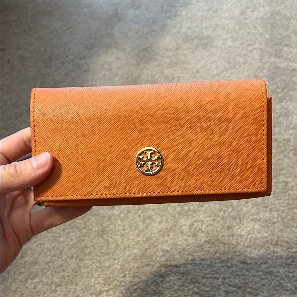 Tory Burch Vibrant Orange Sunglasses Case